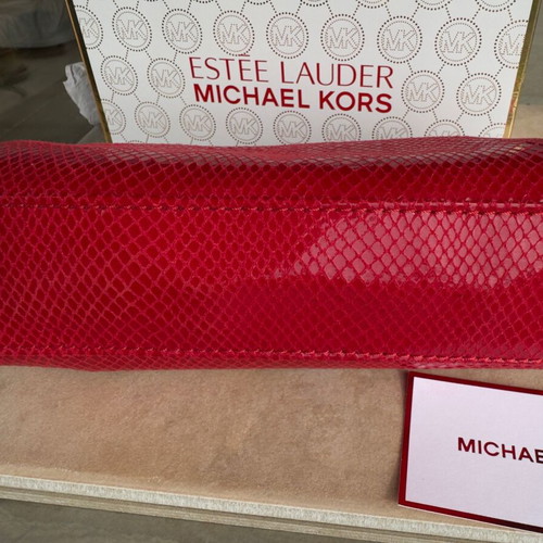 Michael Kors cosmetic case new, limited edition, vintage red