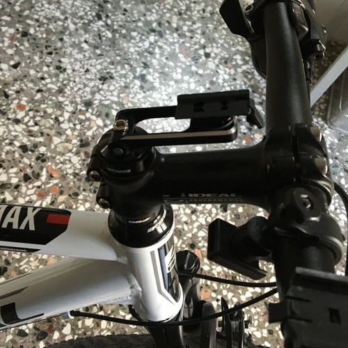 Mobile Phone Mount for Bicycle Used, Aluminum Stem Attachment