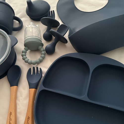 AboutBabyGr silicone feeding set new, 9 pieces