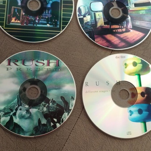 Rush rock CD set used, 17 discs without covers