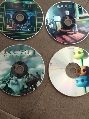 Rush rock CD set used, 17 discs without covers