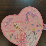 Jewelry box with wind-up ballerina used, Swan Lake melody