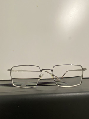 Myopia Glasses 3 Diopters Metal Frame like new, gray