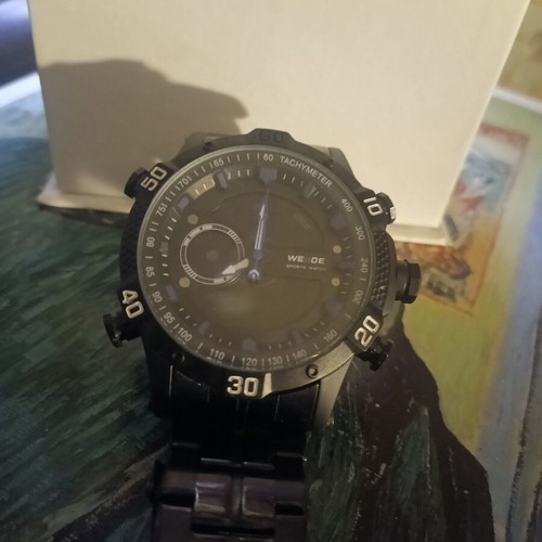 Weide men's watch like new, black and blue