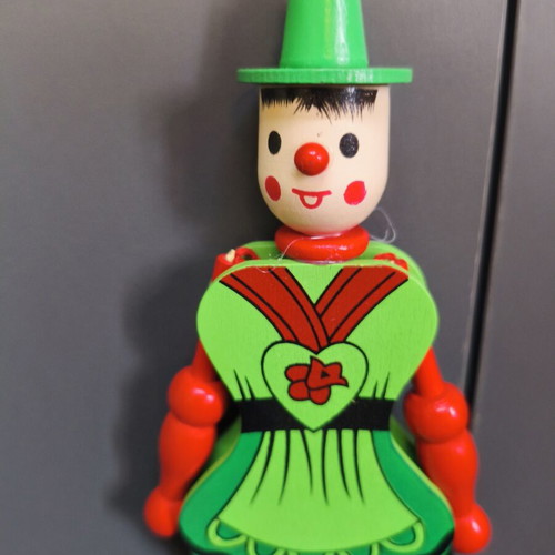 Wooden dolls decorative, new for kids' room