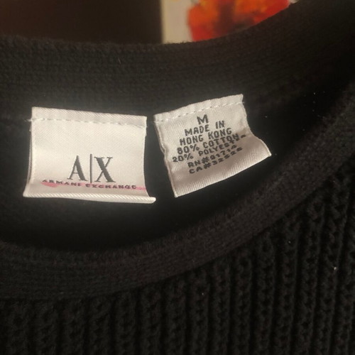 Armani knitted vest new, size M, black