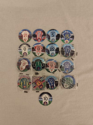 Cheetos La Liga 2013/14 football tags, pack of 17
