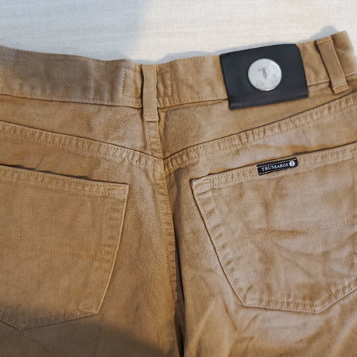 Trussardi Jeans men's pants used, beige camel, size M