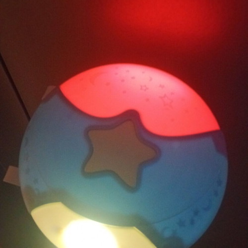 Baby projector with lights and sounds used, suitable for lullabies