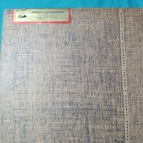 Donizetti Lucia Di Lammermoor vinyl record like new, classical