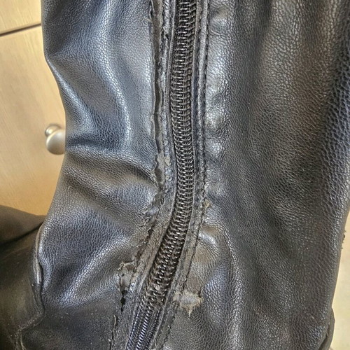 Zara over the knee boots used, black, size 39