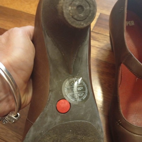 Camper pumps like new, brown, size 39.5