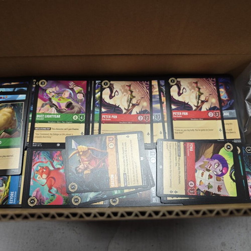 Lorcana cards, 1500+ mixed in box