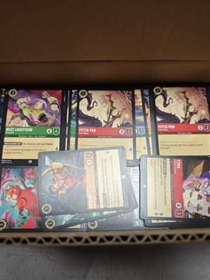 Lorcana cards, 1500+ mixed in box