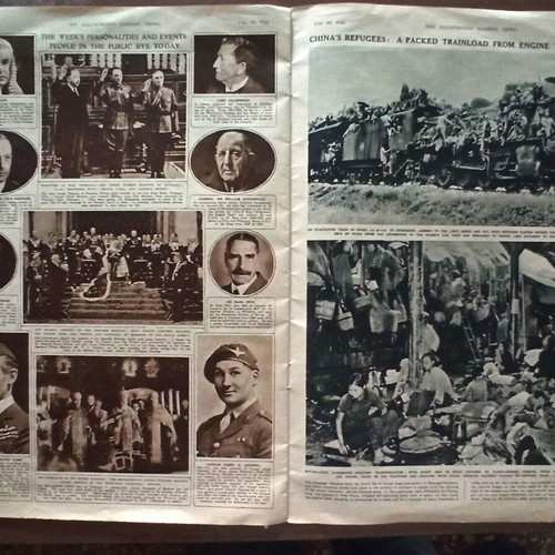 The Illustrated London News magazine used, edition 10-2-1945