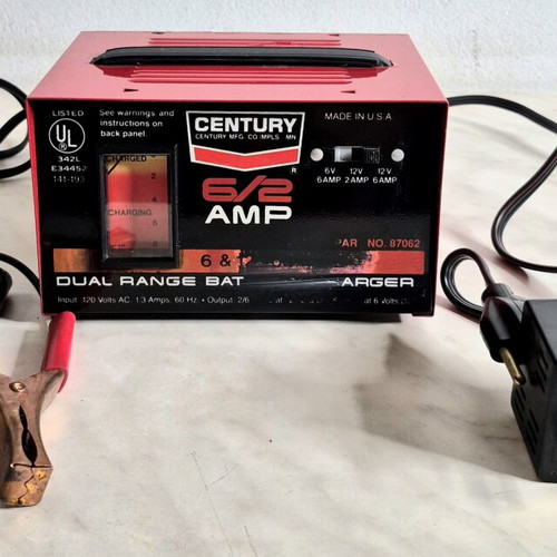 Century USA manual car battery charger