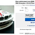  BMW 320i WTCC 2005 #1 - PRIAULX - MONZA CHAMPION / AUTOart / 1:18 / DIECAST