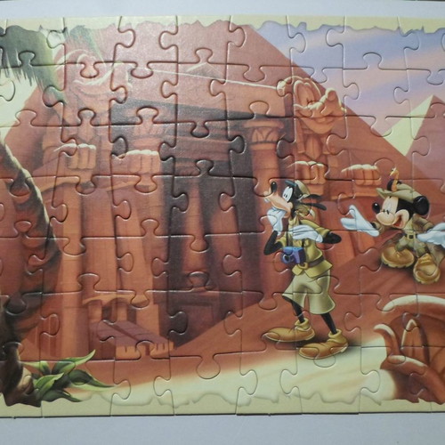 Disney children's puzzles used, pack of 12