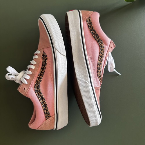 Vans Old School sneakers size 39 like new, pink suede and fabric