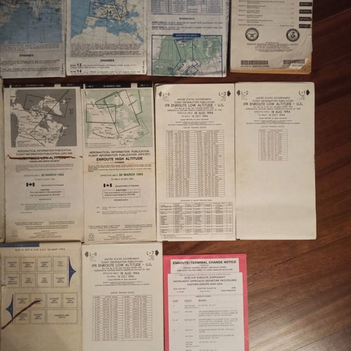 DoD Flight Information Publications FLIPs collection used, 26 pieces