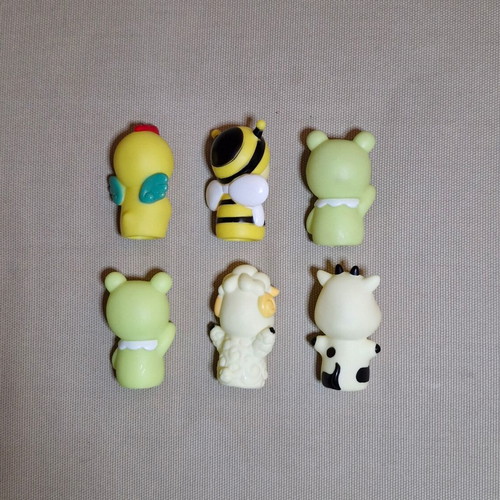Baby finger puppets, 6 farm animal figures