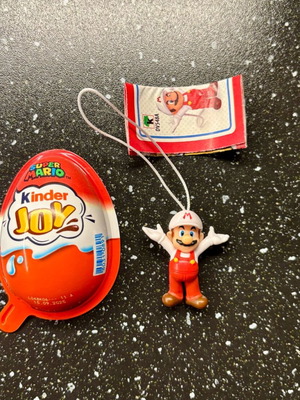 Kinder Joy Super Mario figure with white clothes like new