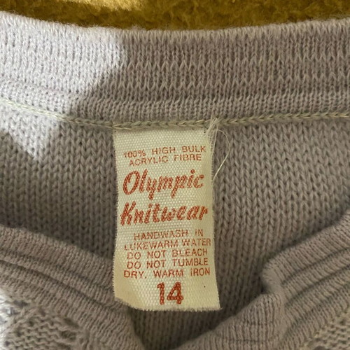 Olympic Knitwear shirt like new, size S, gray
