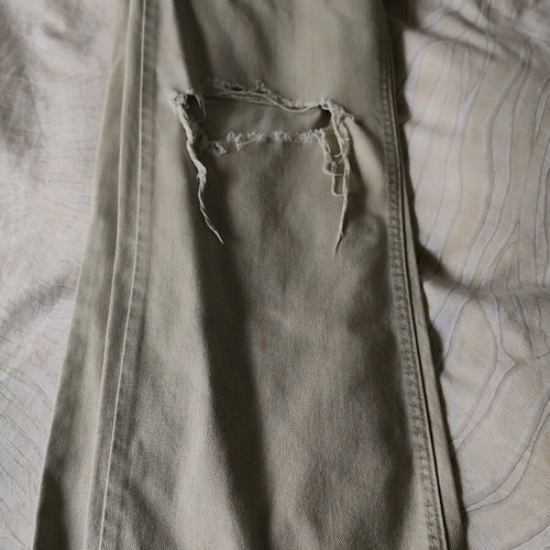 Beige denim pants Tally Weijl size 34 like new