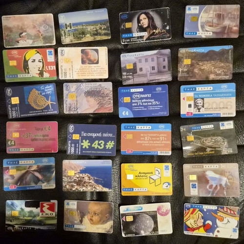 Vintage OTE Phone Cards Collection used