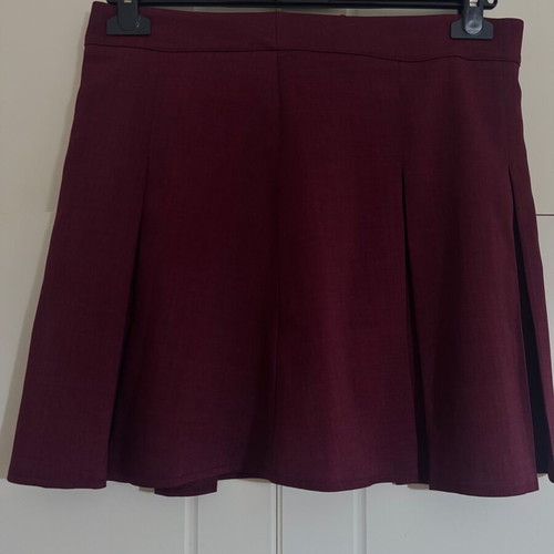 Burgundy skirt Shein size M 38 10 unused