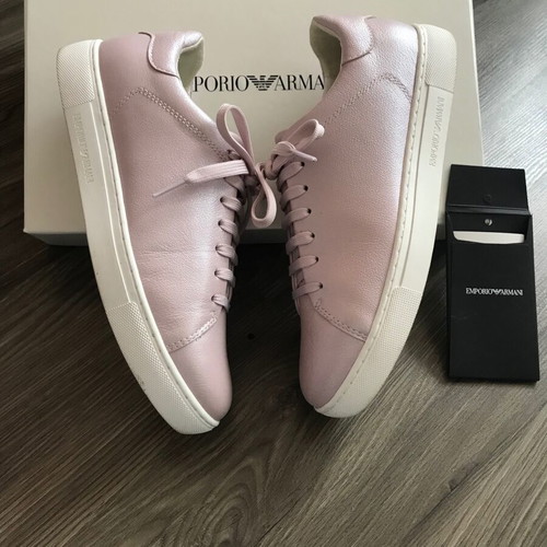 Emporio Armani sneakers size 37 like new, light pink leather