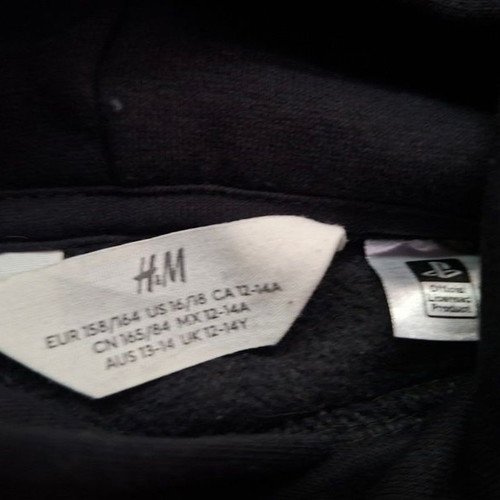 H&M hoodies for boys 12-14 years like new, black, pack of 2
