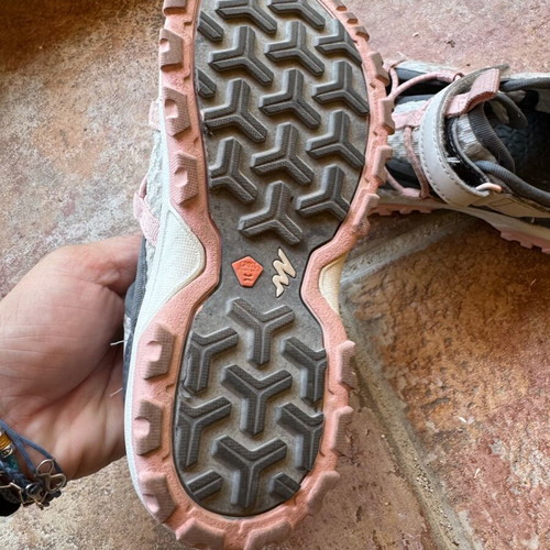 Children's seasonal shoes used, size 31, grey and pink