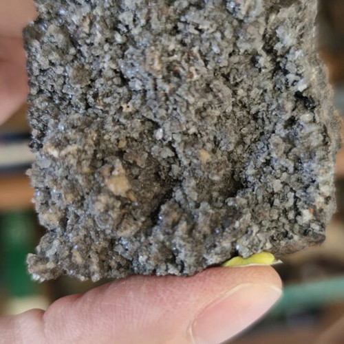 Gray siderite with calcite new, Greek