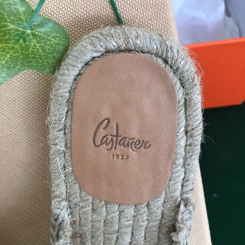 Castaner espadrilles new, size 41, gold Palmera oro claro