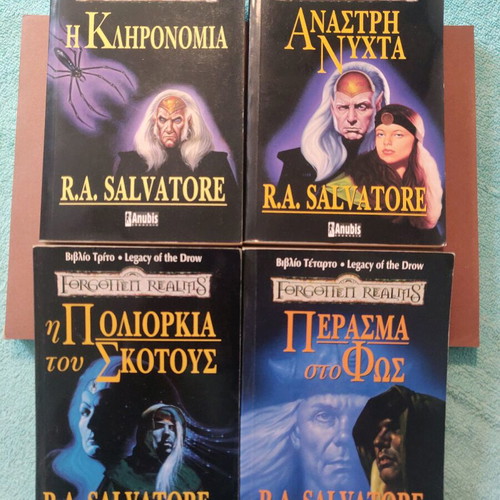 Legacy of the Drow books like new, Forgotten Realms series