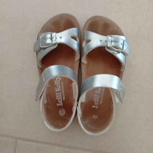 Lelli Kelly silver sandals size 29 used