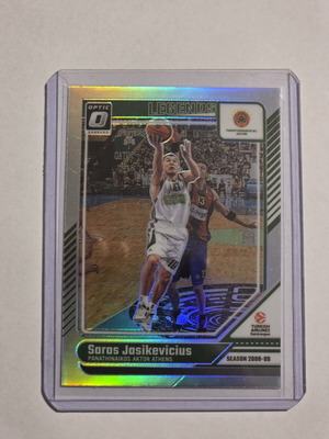 Saras Jasikevicius EuroLeague 2024-25 Panini Optic Donruss #169 new