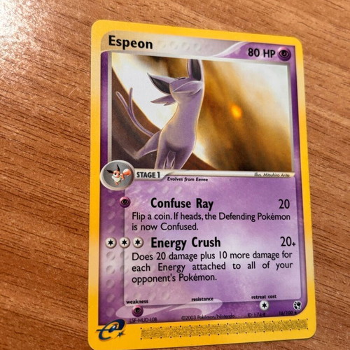 Pokemon Espeon vintage card Sandstorm 2003 like new