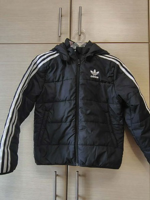 Adidas kids jacket for 9-10 years like new, black