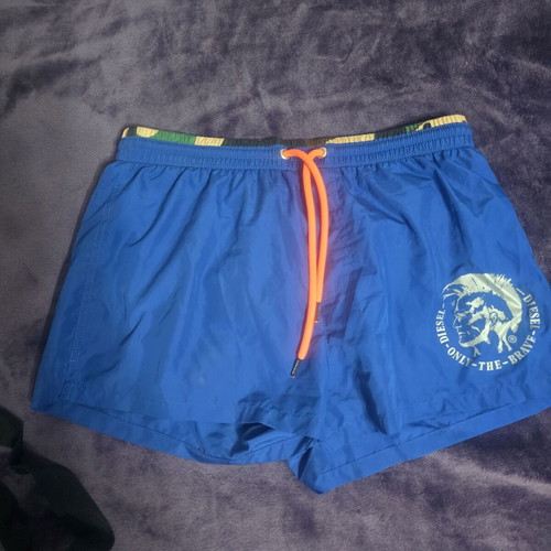 Diesel swim shorts size M, blue