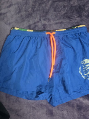 Diesel swim shorts size M, blue