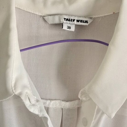 White sleeveless shirt Tally Weijl like new, size S/M