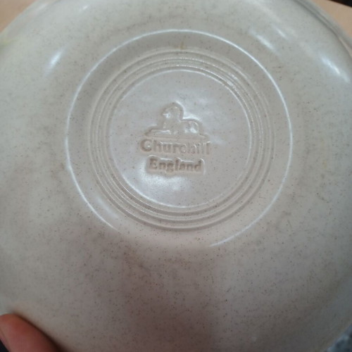 Churchill England deep plate used, diameter 22.5 cm