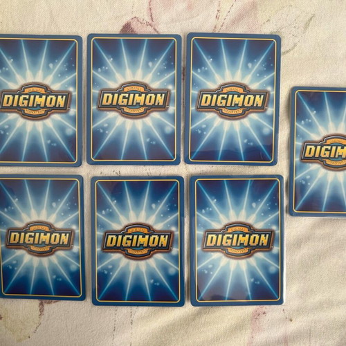 Digimon cards 1999 Bandai used in very good condition