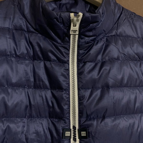 Herno puffer jacket with removable sleeves like new, blue, size 52