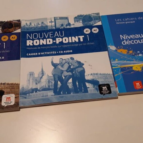 French language books used Nouveau Rond-Point 1 and Niveau decouverte