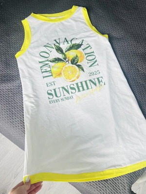 Dress with lemons new, size S by A-Style