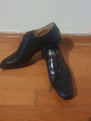 Cesare Paciotti men's shoes size 43 black like new