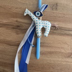 Easter candle handmade, brand new